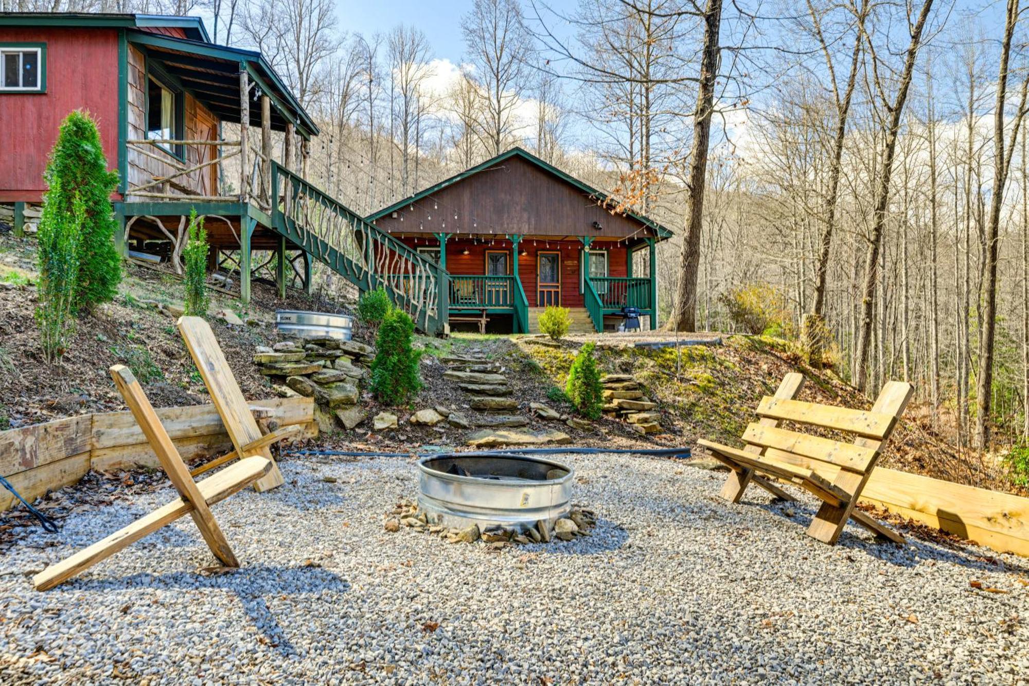 Smoky Mountain Cabin With Camping Area And Fire Pit! Whittier Экстерьер фото