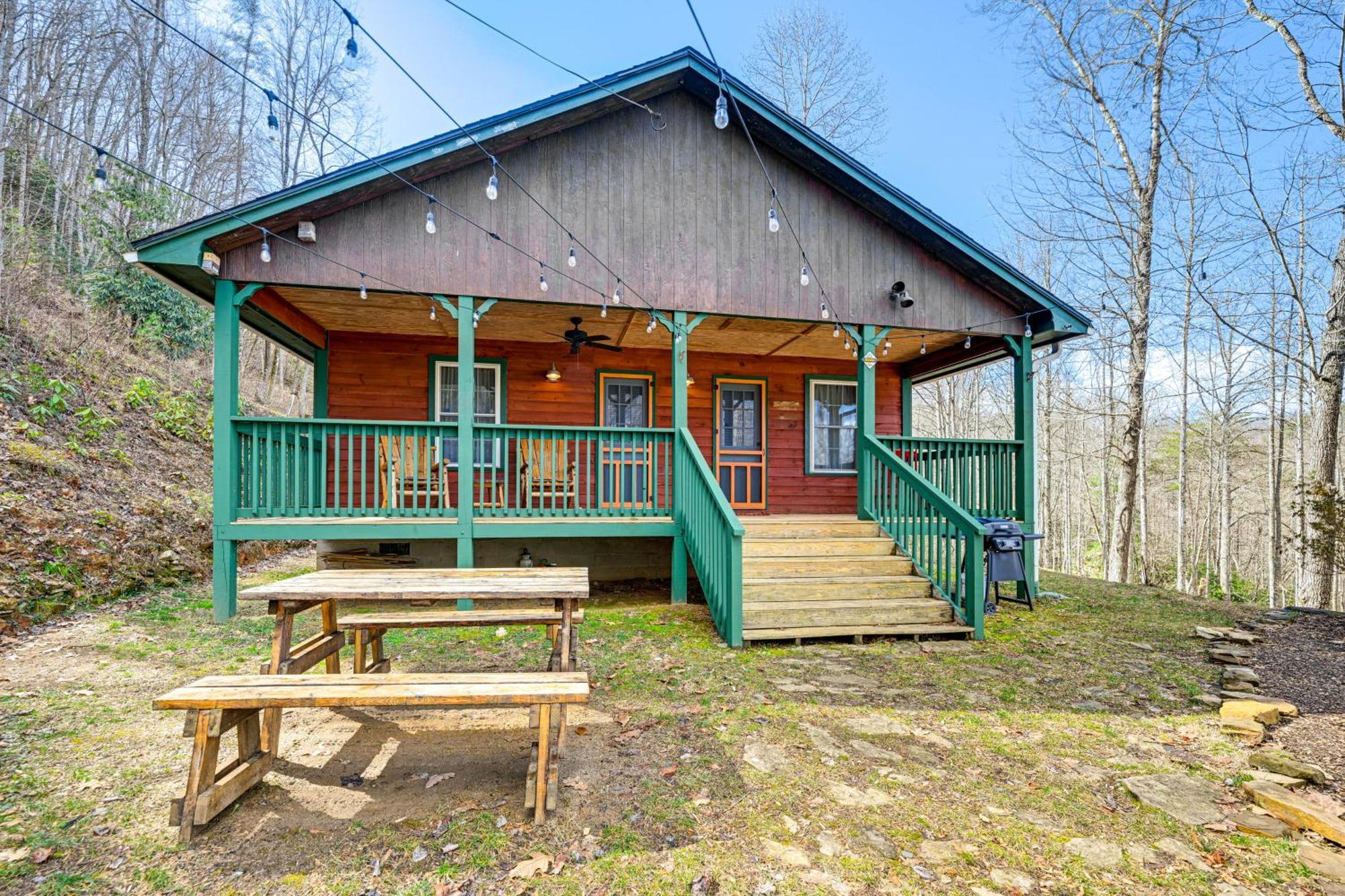 Smoky Mountain Cabin With Camping Area And Fire Pit! Whittier Экстерьер фото
