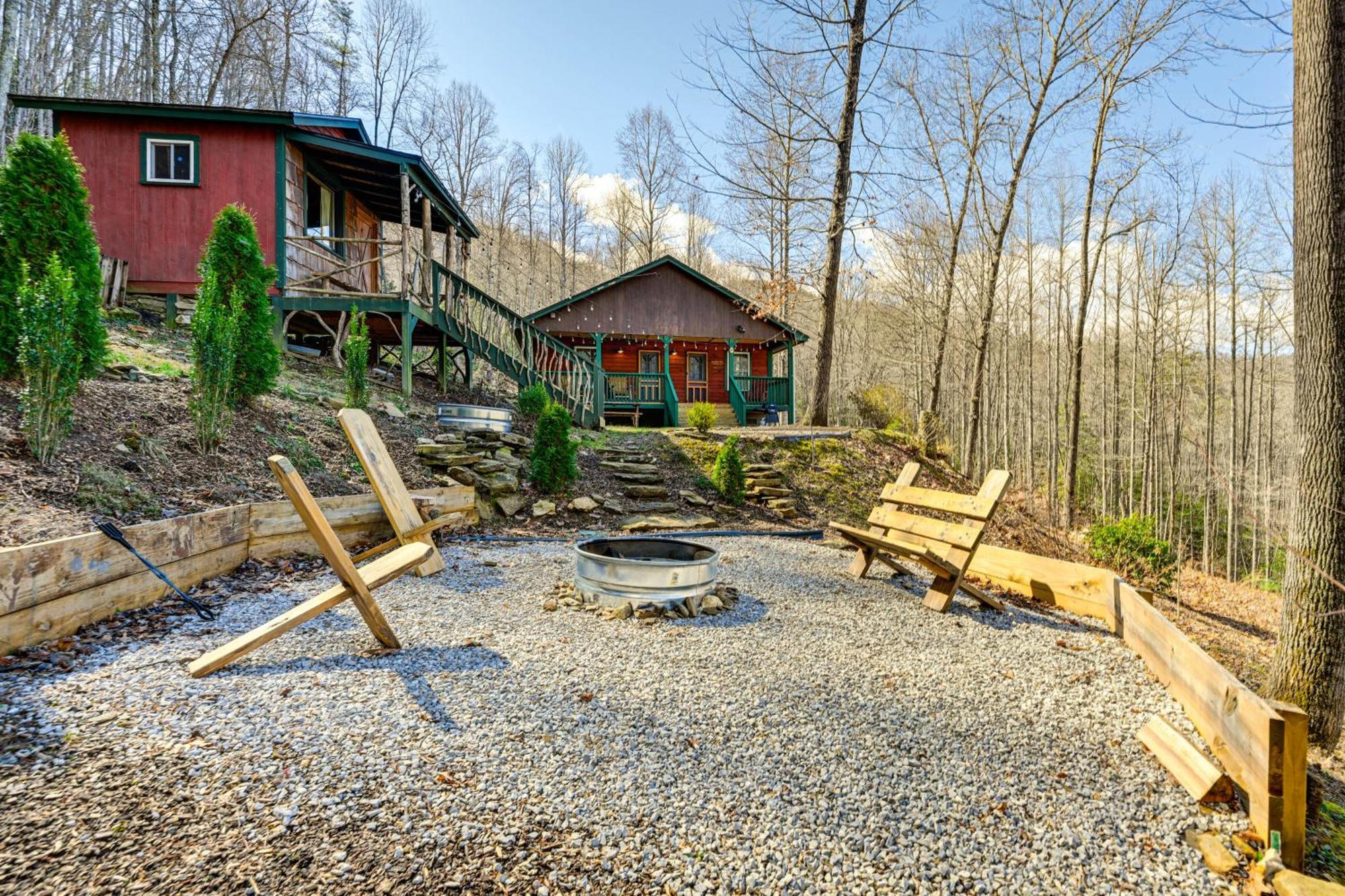 Smoky Mountain Cabin With Camping Area And Fire Pit! Whittier Экстерьер фото