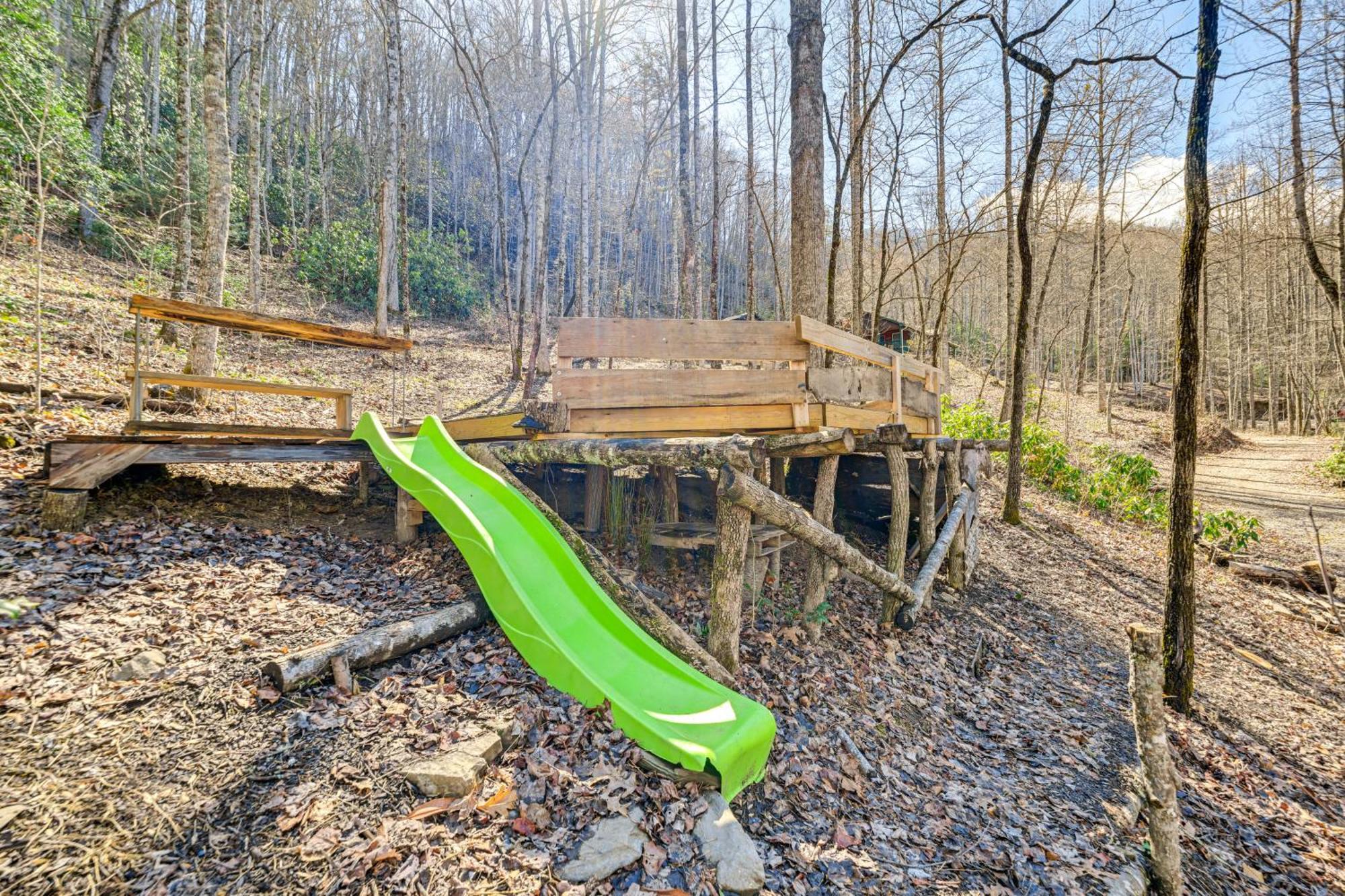 Smoky Mountain Cabin With Camping Area And Fire Pit! Whittier Экстерьер фото