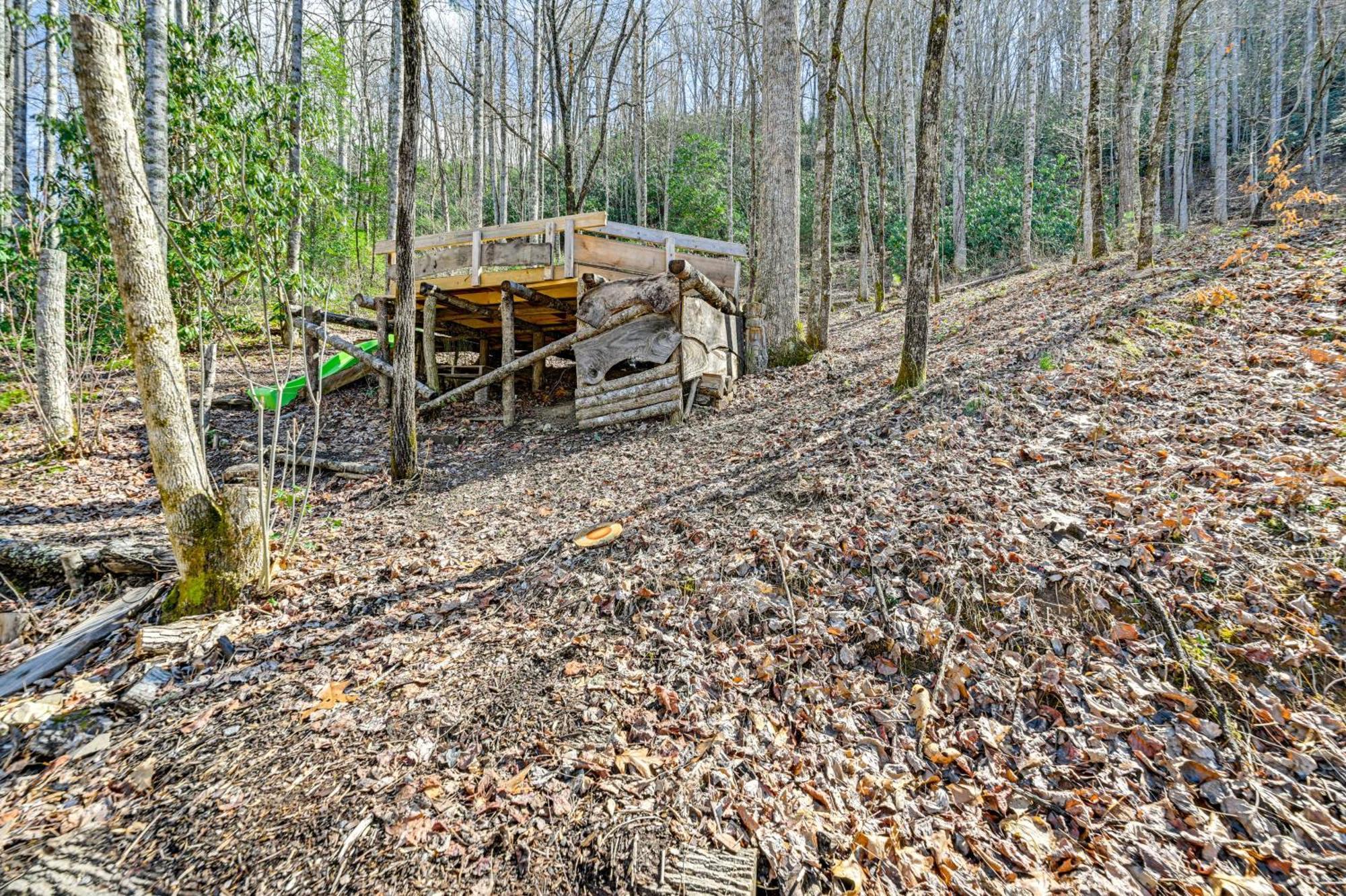 Smoky Mountain Cabin With Camping Area And Fire Pit! Whittier Экстерьер фото