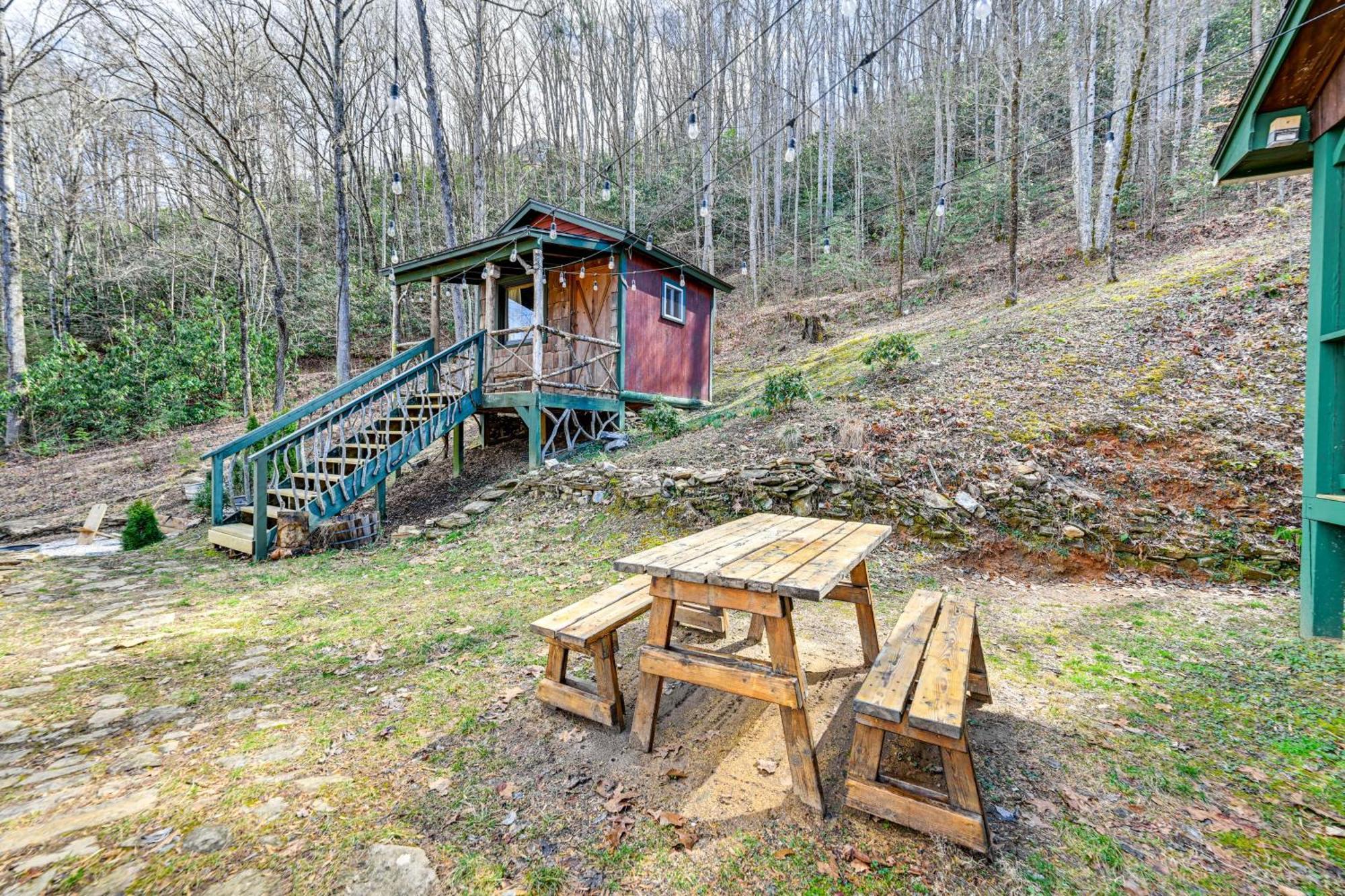 Smoky Mountain Cabin With Camping Area And Fire Pit! Whittier Экстерьер фото